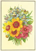 Bouquet champ&ecirc;tre &eacute;clatant d'&eacute;t&eacute;